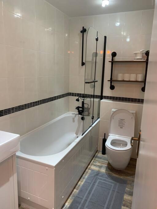 Cosy One Bed Flat Free Parking Apartment Send Luaran gambar